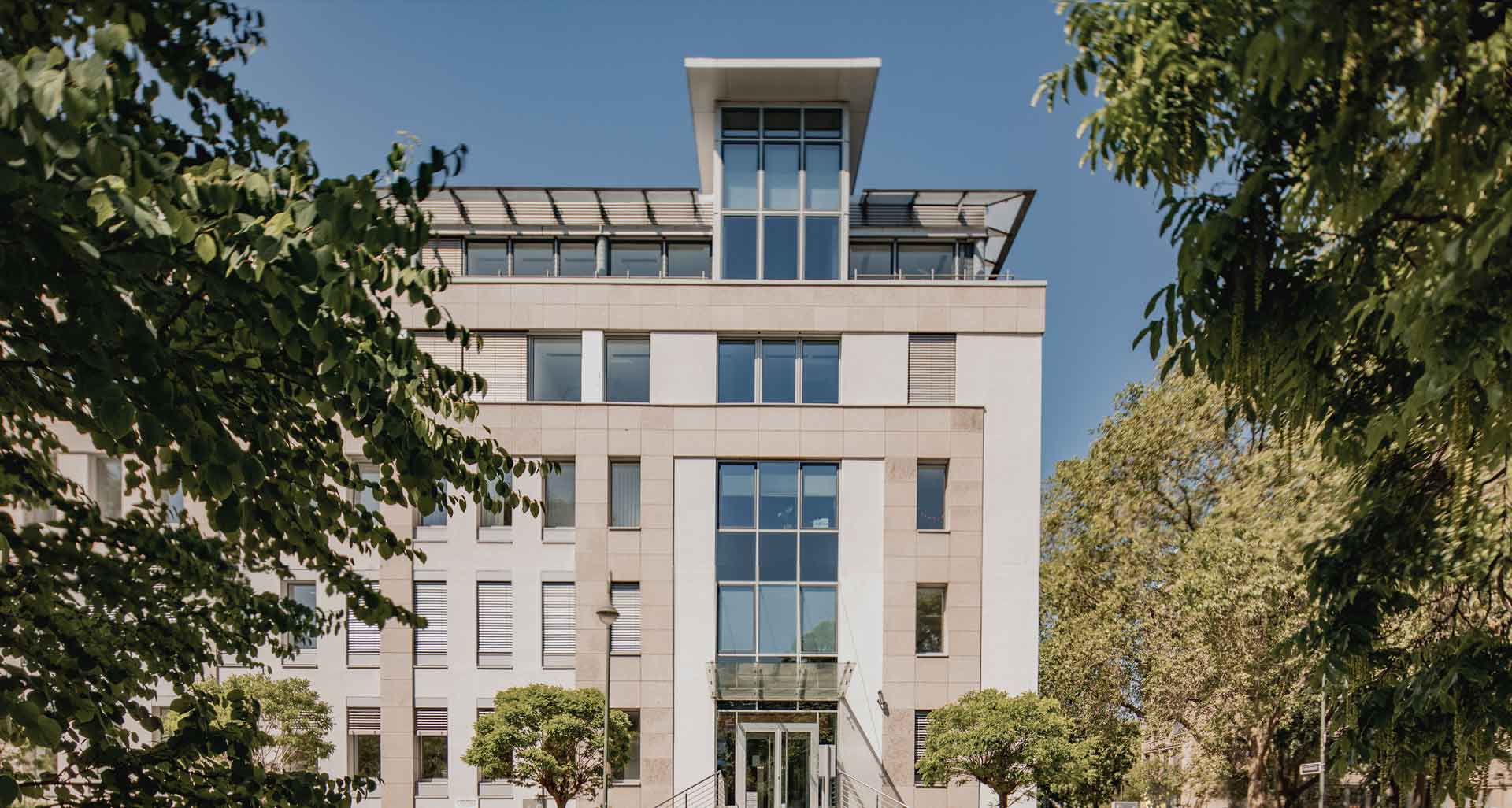 Gebäude der calm Ambulanz in Düsseldorf